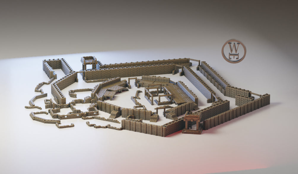 Sand Bag Defenses - 6mm/8mm Epic - Wakes Emporium