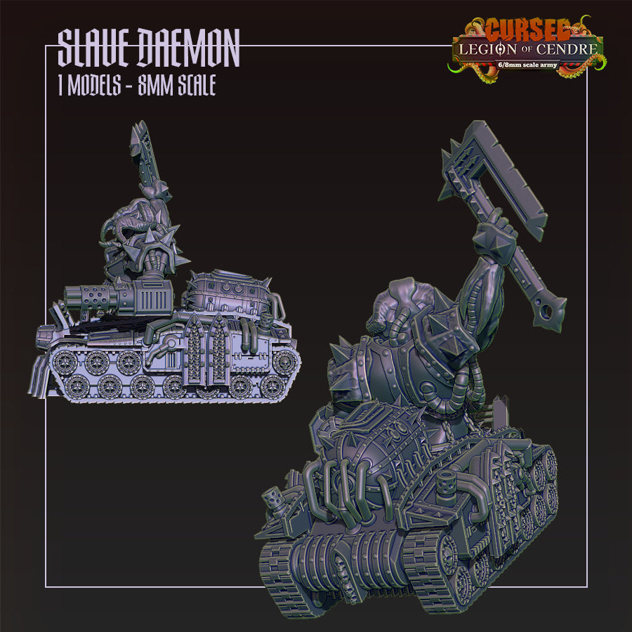 Cursed Legion of Cendre Slave Daemon - 6mm/8mm - Bishok