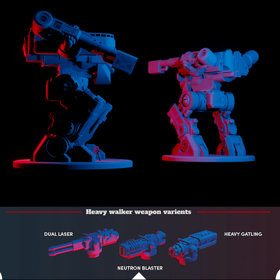 Legion of Cendre Heavy Scout Walker - 6mm/8mm - Bishok