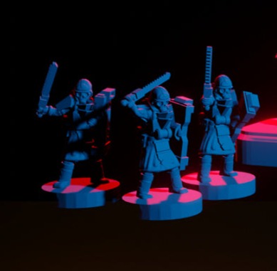 Legion of Cendre assault - 6mm/8mm - Bishok