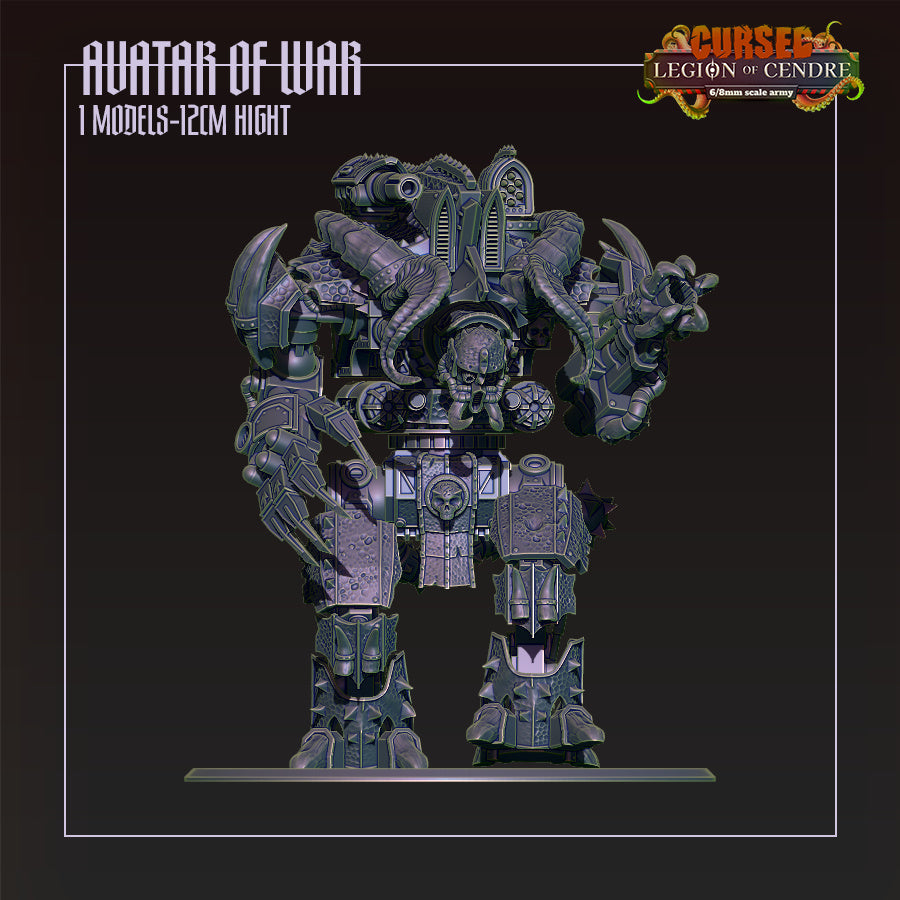 Cursed Legion of Cendre Avatar Of War - 6mm/8mm - Bishok