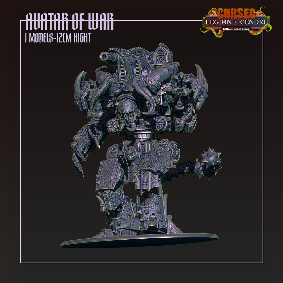 Cursed Legion of Cendre Avatar Of War - 6mm/8mm - Bishok