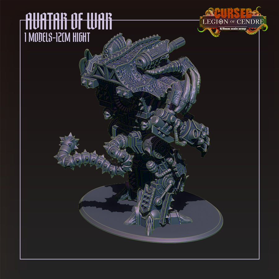 Cursed Legion of Cendre Avatar Of War - 6mm/8mm - Bishok