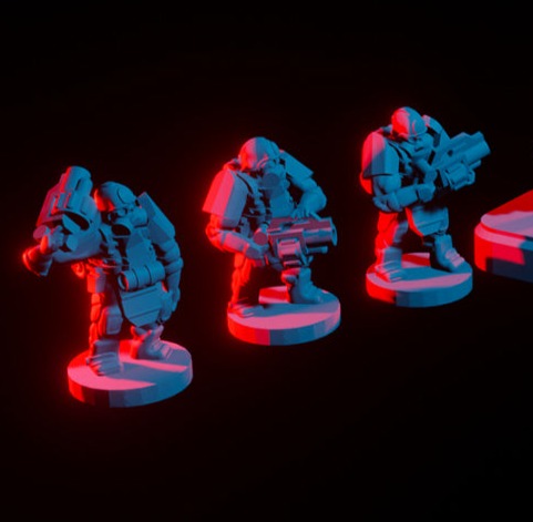 Legion of Cendre Golgoth Heavy Weapon - 6mm/8mm - Bishok