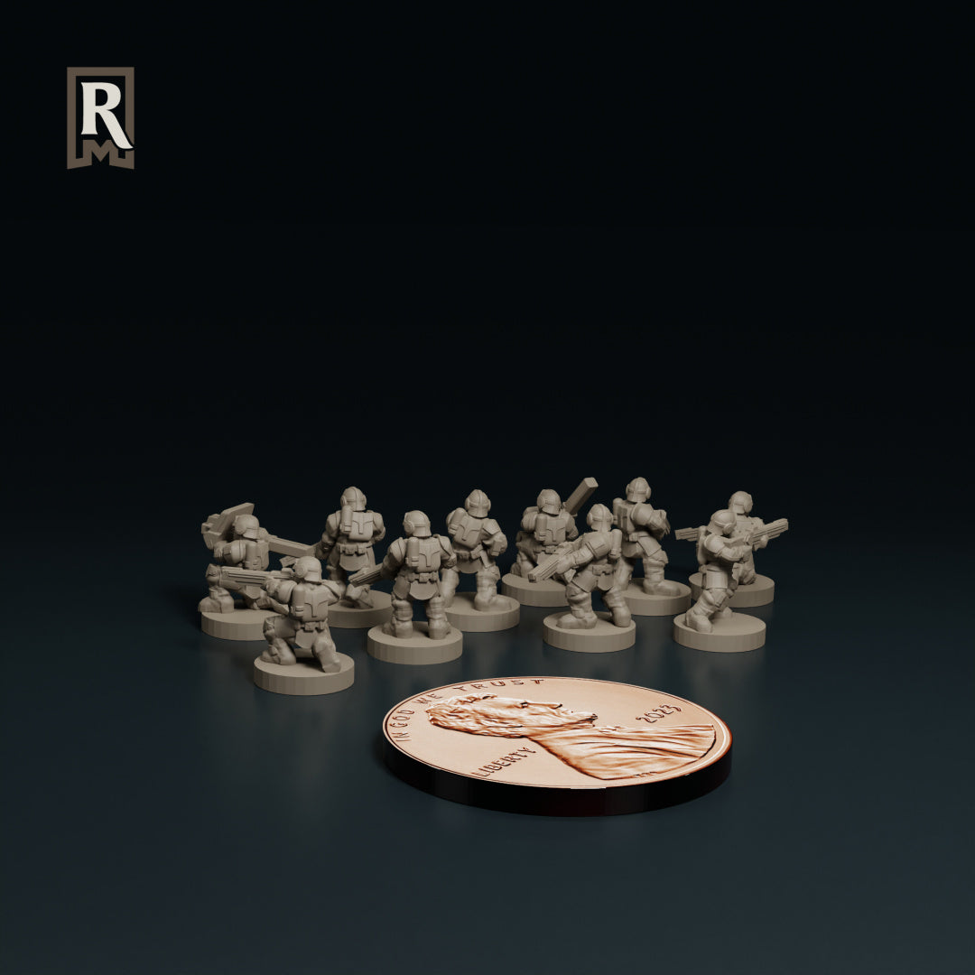 SciFi Troopers - 6mm/8mm - Resinant Miniatures