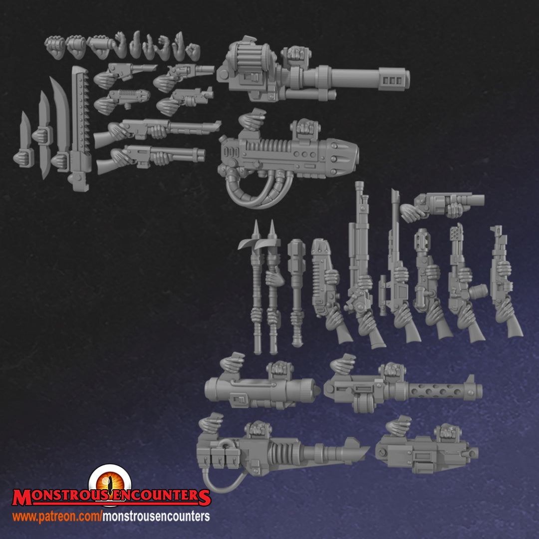 Ash Raiders Gang - 28/32mm miniatures by Monstrous Encounters