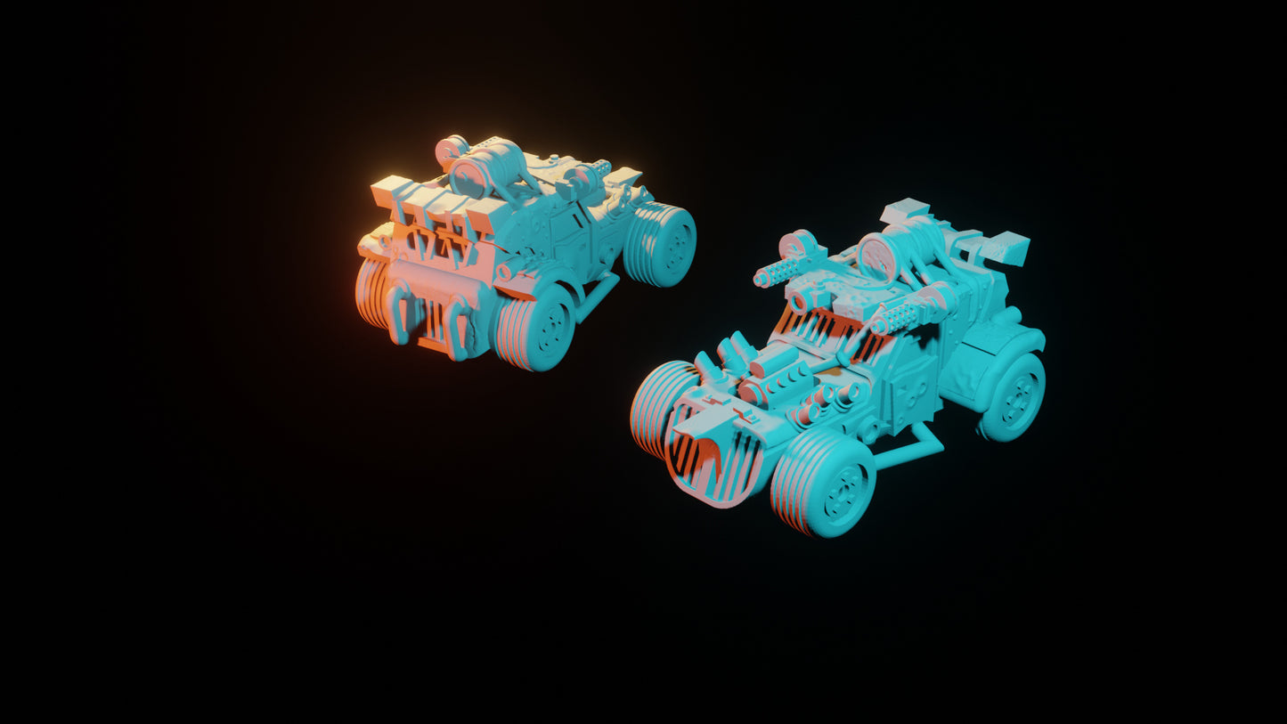 Raider of cendre Buggies - 6mm/8mm - Bishok
