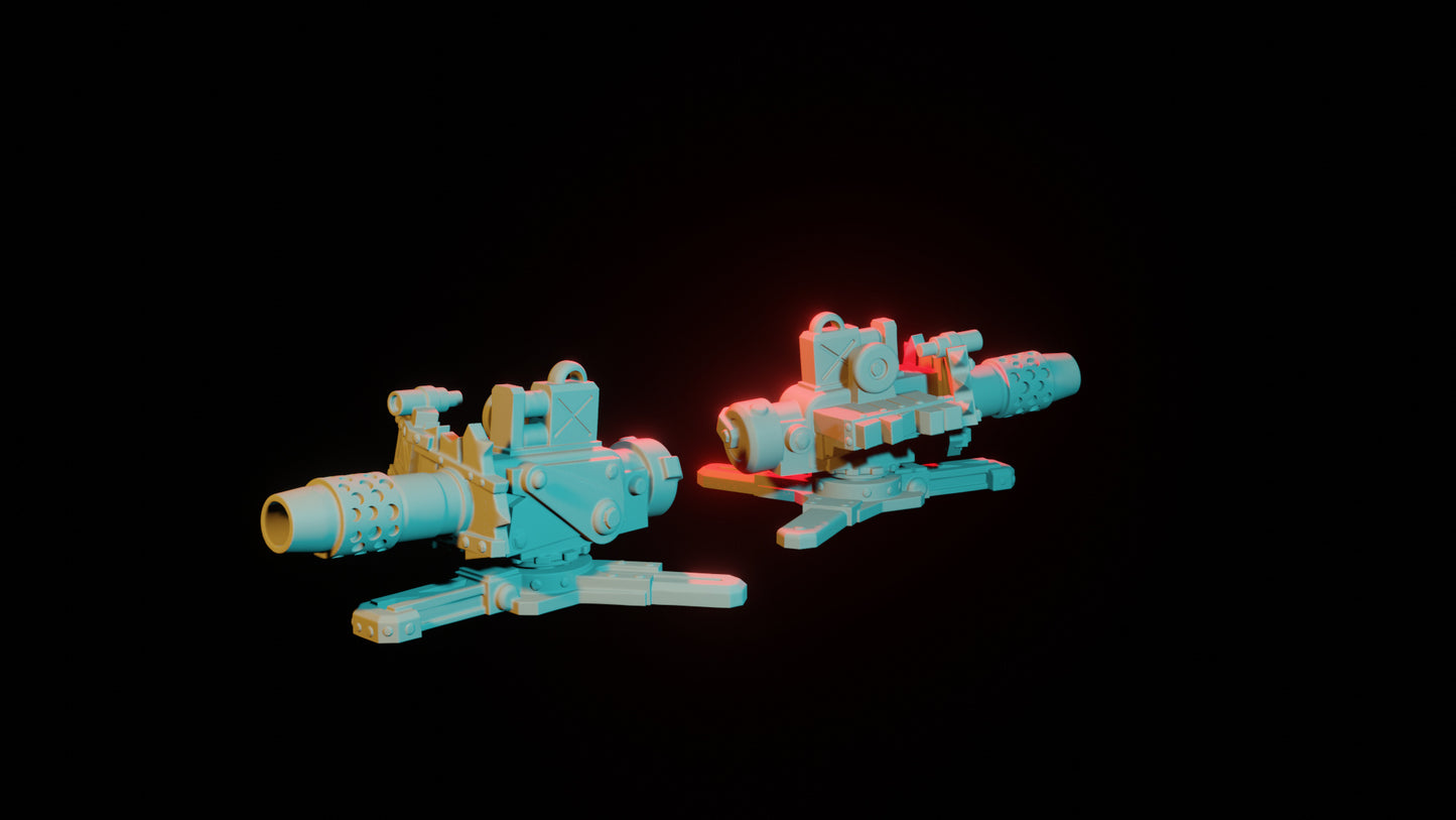 Raider of Cendre Stationary Turret - 6mm/8mm - Bishok