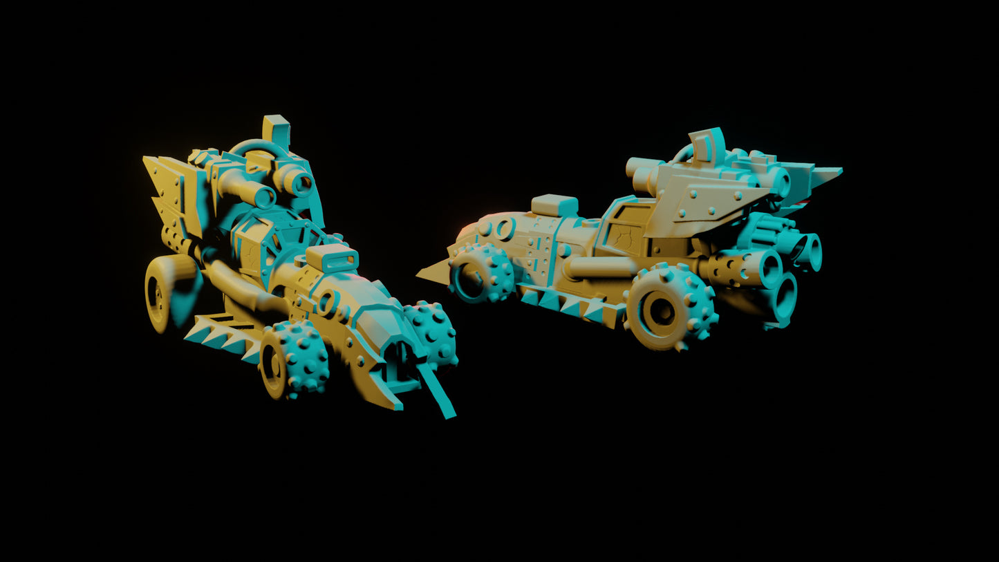 Raider of cendre Dragsters - 6mm/8mm - Bishok
