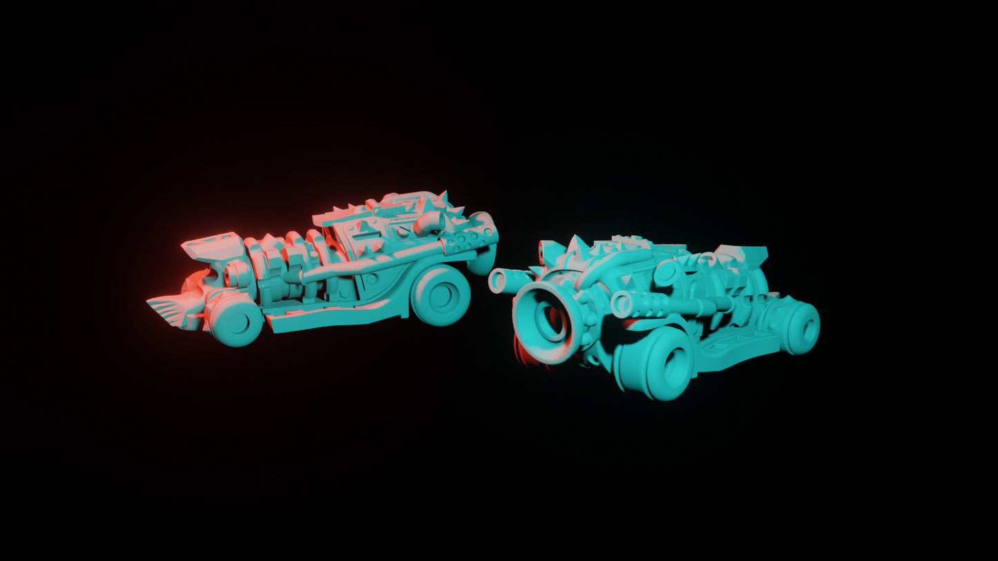 Raider of cendre Dragsters - 6mm/8mm - Bishok