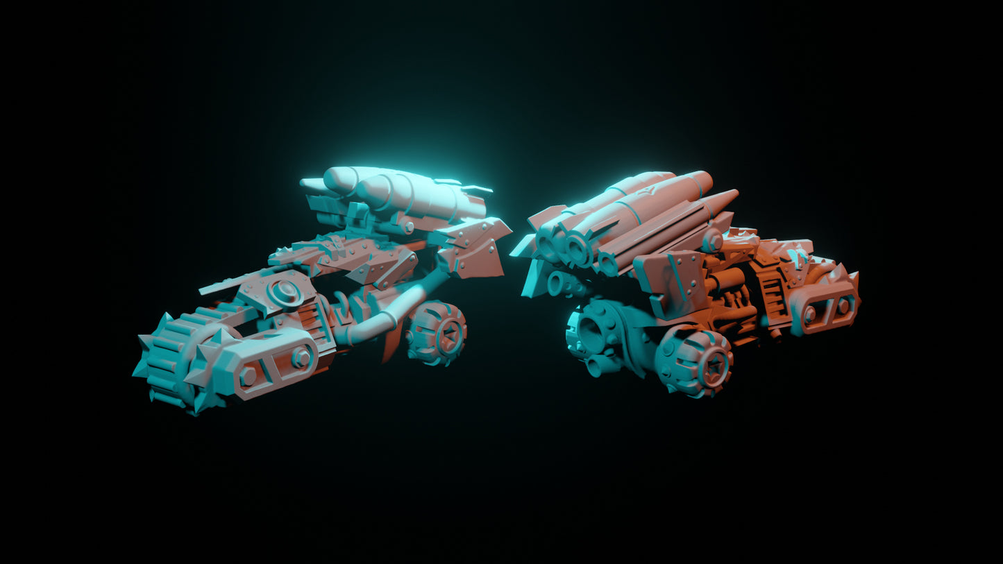 Raider of cendre Dragsters - 6mm/8mm - Bishok