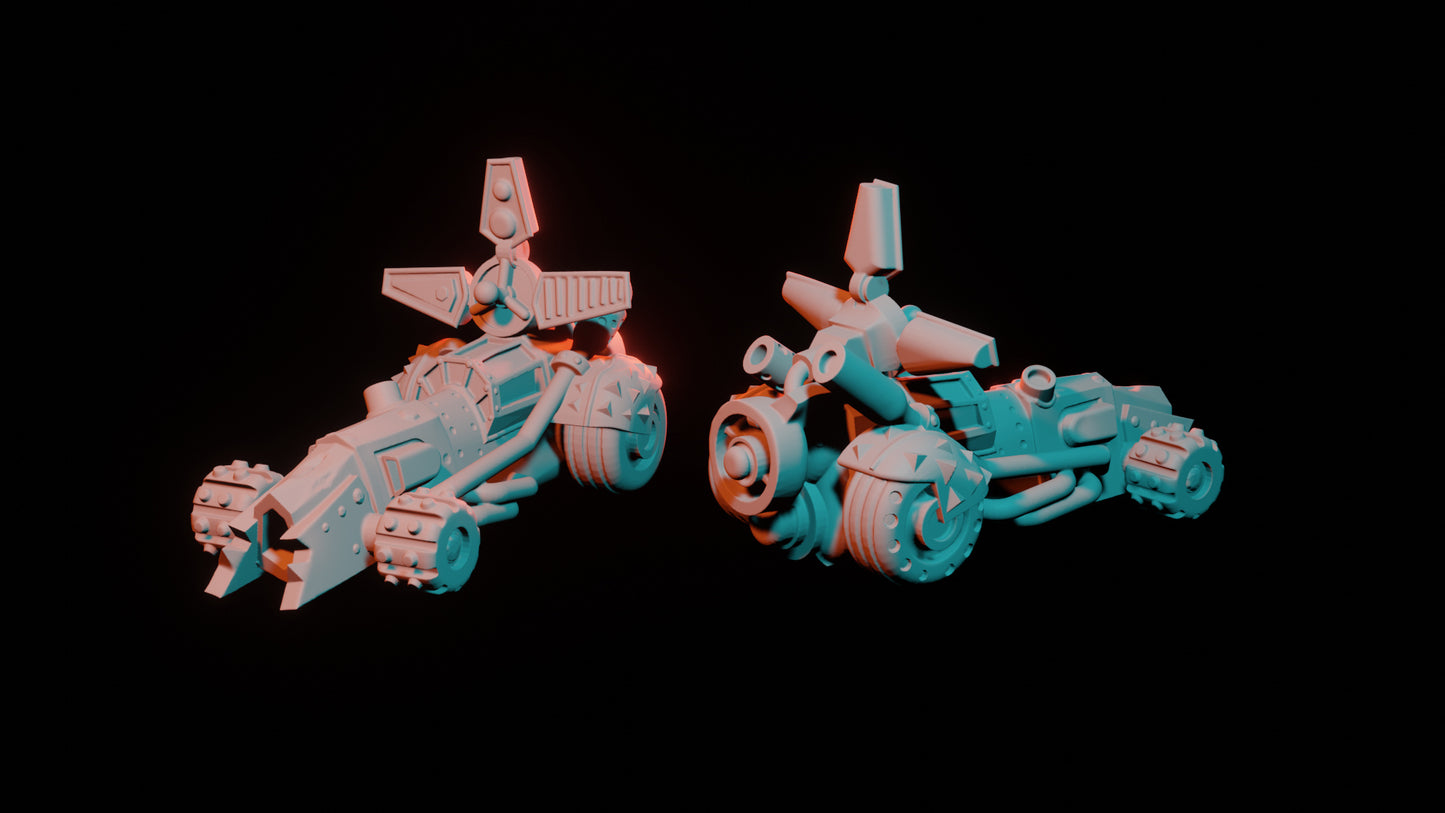 Raider of cendre Dragsters - 6mm/8mm - Bishok