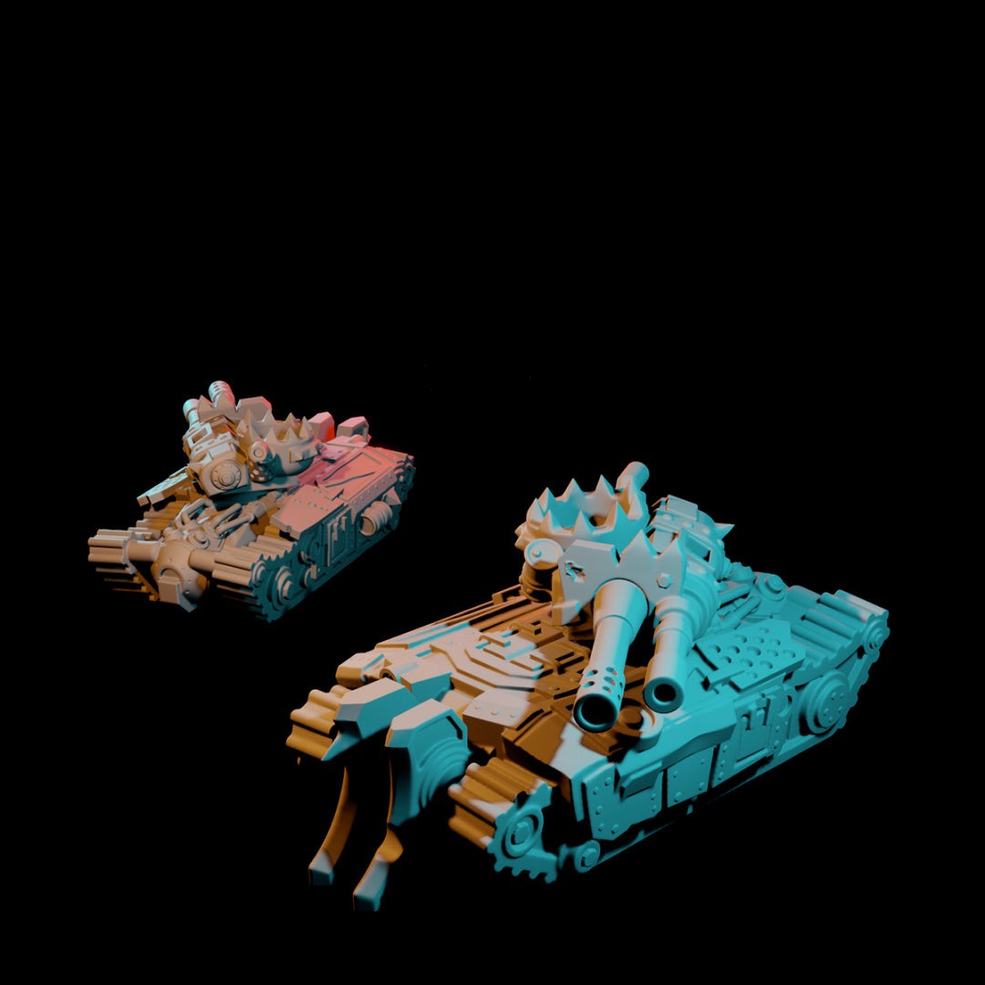 Raider of Cendre Battletanks - 6mm/8mm - Bishok