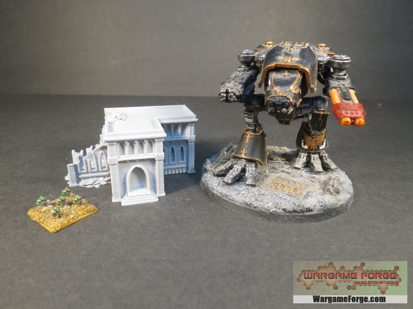Gothic Ruined Building 5 GR005 - Wargame Forge