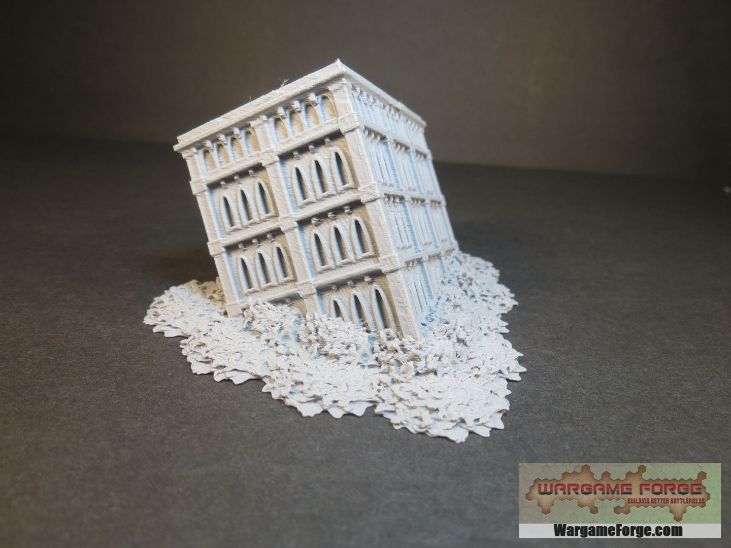 Gothic Ruined Building 19 - Wargame Forge