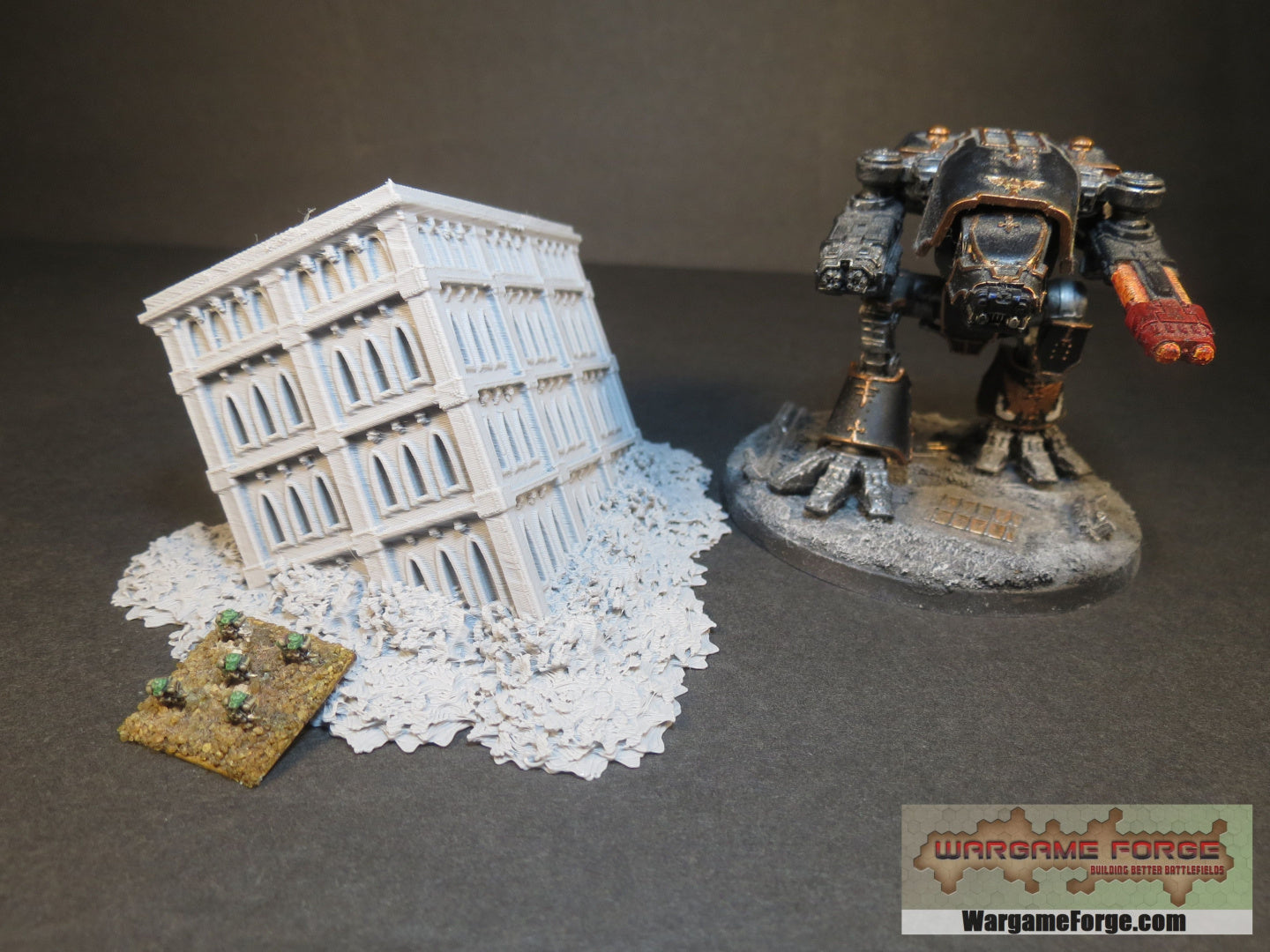 Gothic Ruined Building 19 - Wargame Forge