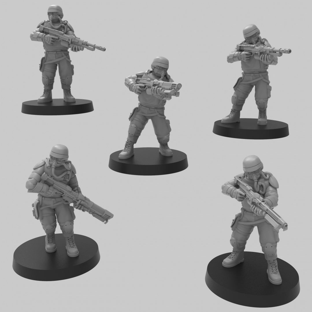 HeckGhosts Assault Infantry Special Weapons - ThatEvilOne - 28mm/32mm