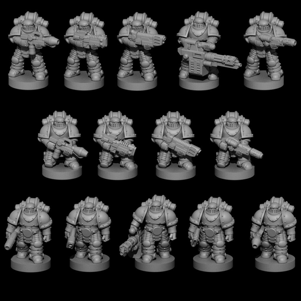 MKII knight Heavy Weapons - 6mm/8mm