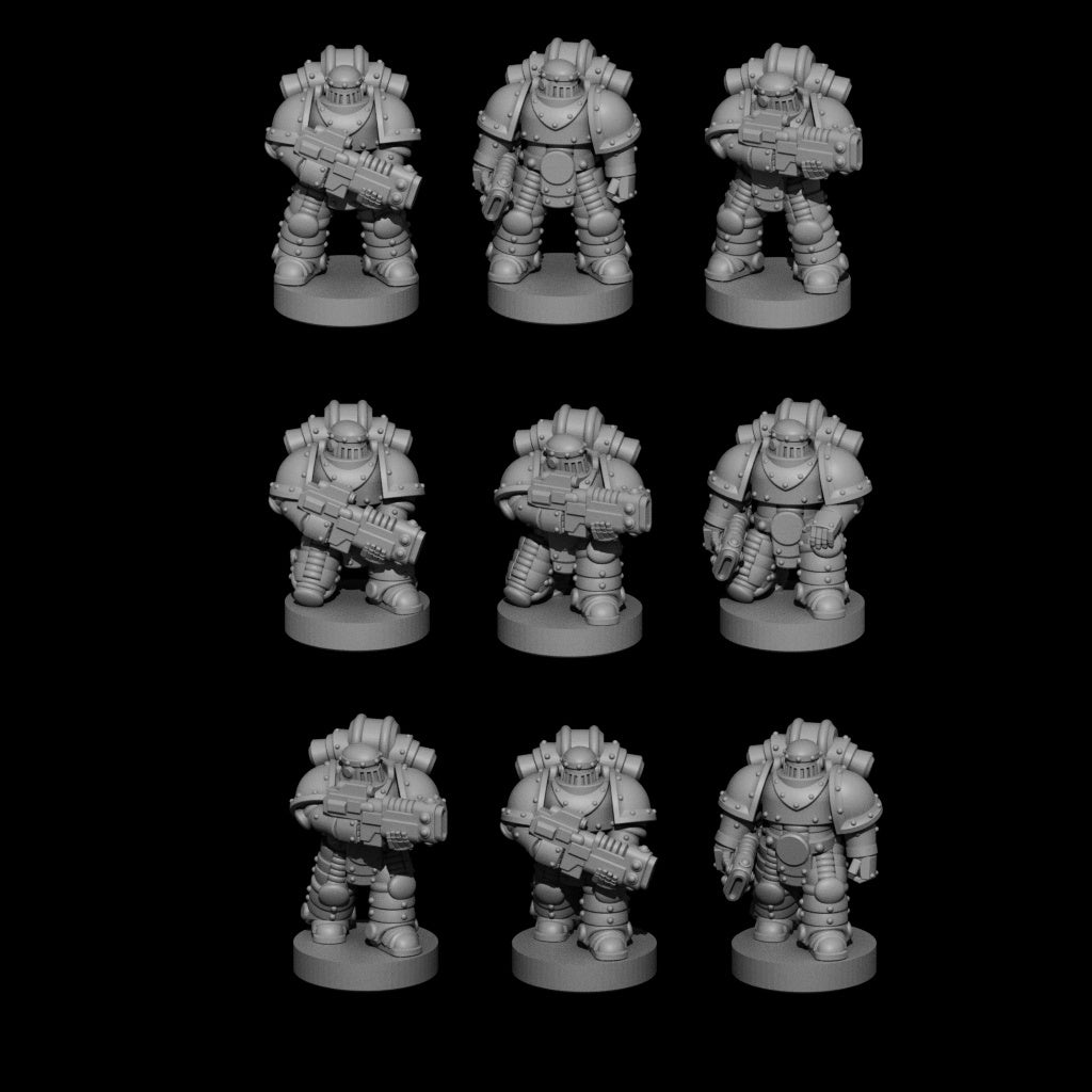 MKII knight Heavy Weapons - 6mm/8mm
