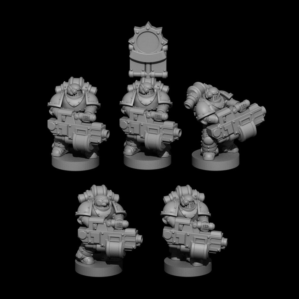 MKII Knight Infantry pt4 - 6mm/8mm