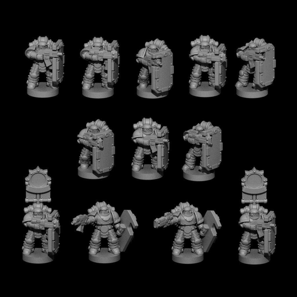 MKII Knight Infantry pt5 - 6mm/8mm
