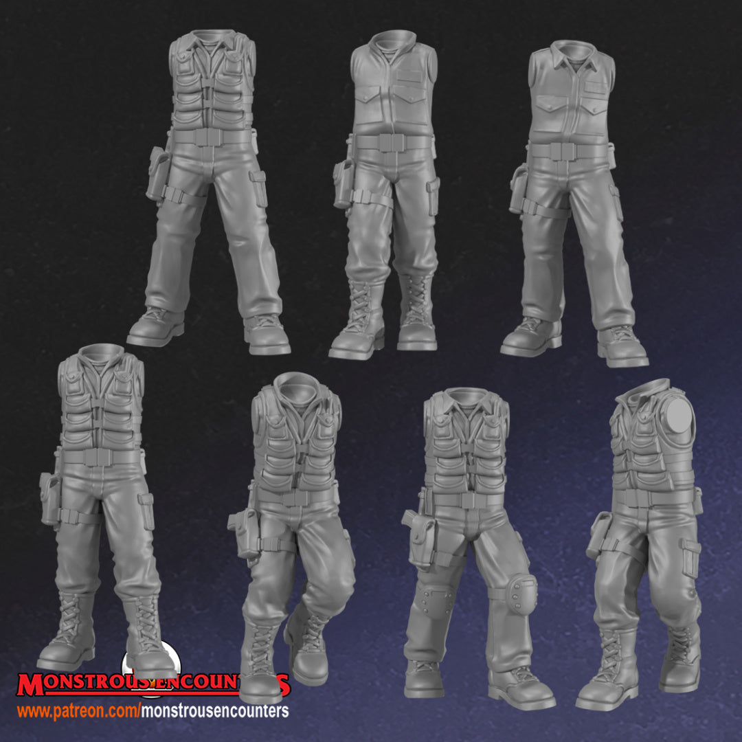 SG Team - 28/32mm miniatures by Monstrous Encounters