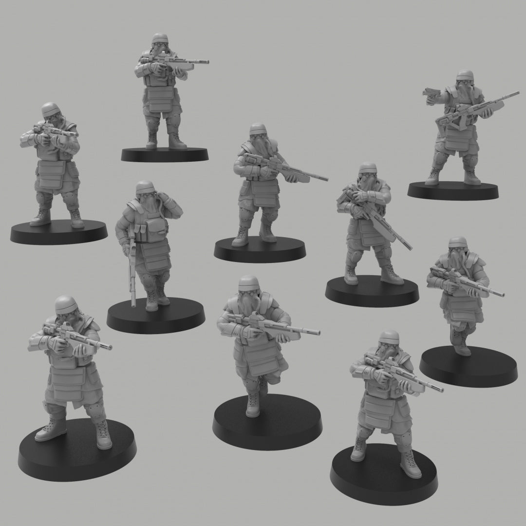 Grenadiers w/ DMRs - ThatEvilOne - 28mm/32mm