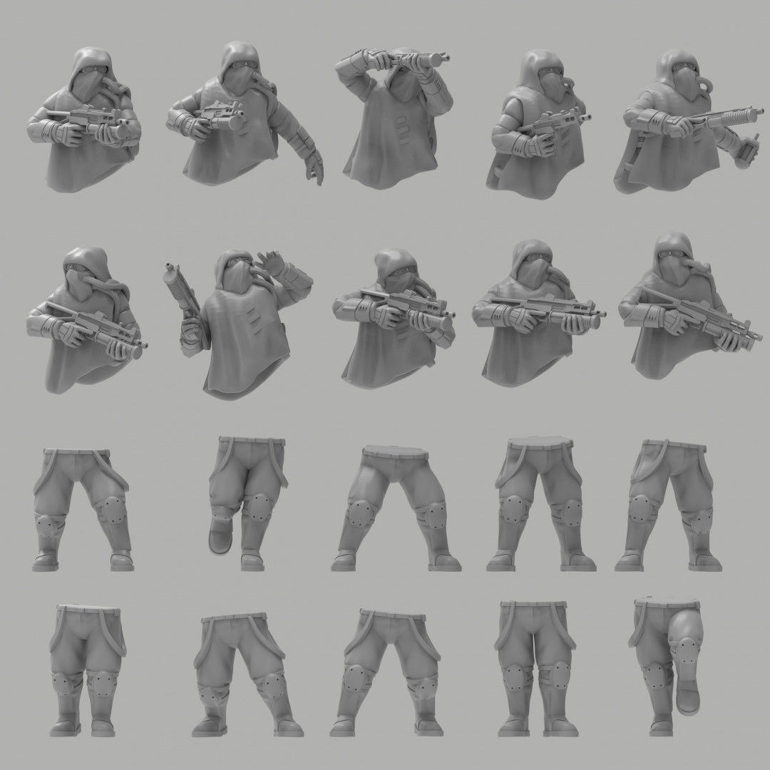 Conscripted Miners SMGs - ThatEvilOne - 28mm/32mm