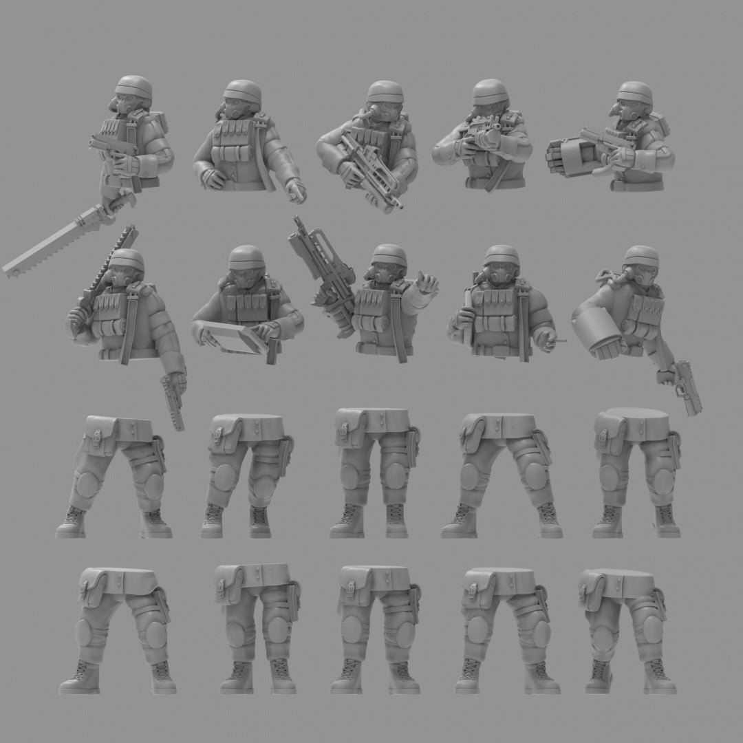 Heckgan Officers - ThatEvilOne - 28mm/32mm