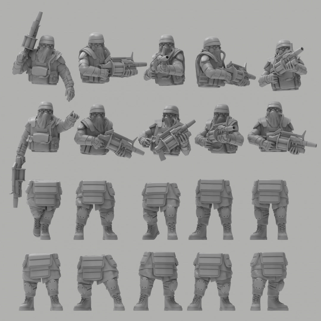 Grenadiers w/ Grenade Launchers - ThatEvilOne - 28mm/32mm