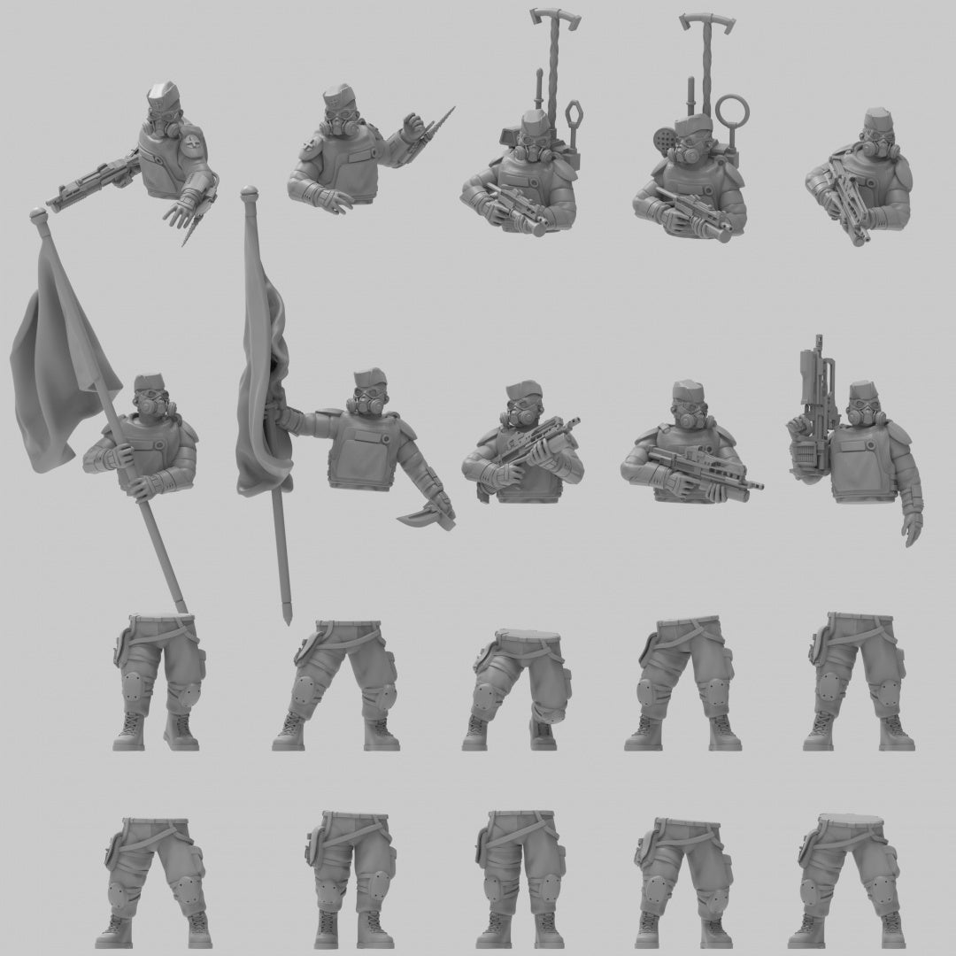 Heck Ghosts Assault Infantry Command - ThatEvilOne - 28mm/32mm