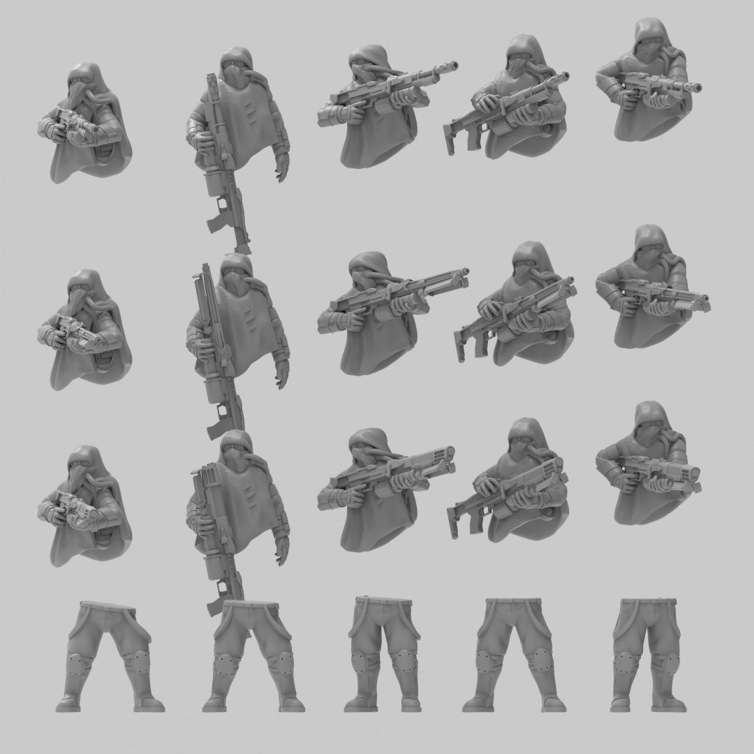 Conscripted Miners w/ Special Weapons - ThatEvilOne - 28mm/32mm