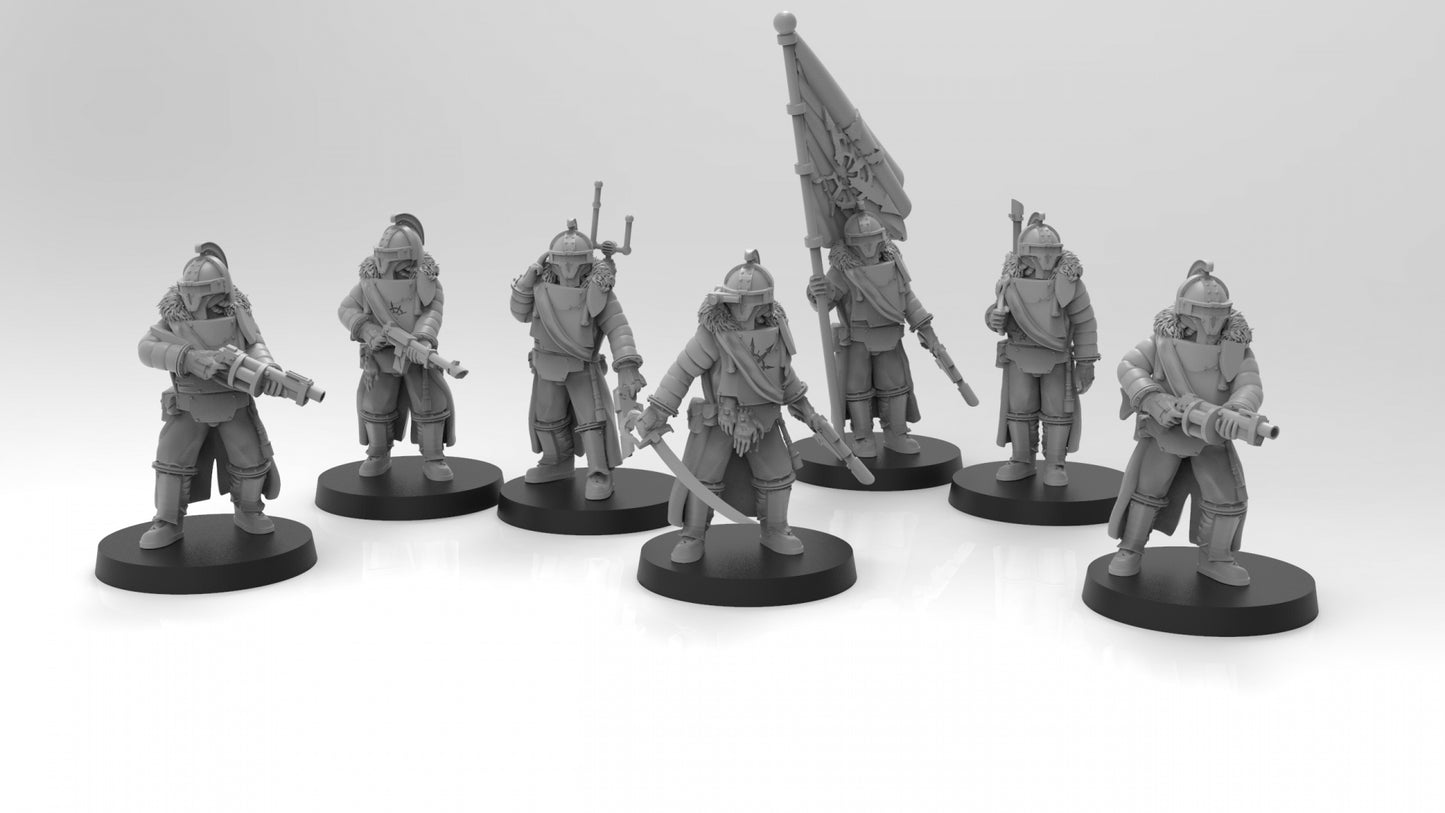 Lunar Auxilia Command Section - ThatEvilOne - 28mm/32mm