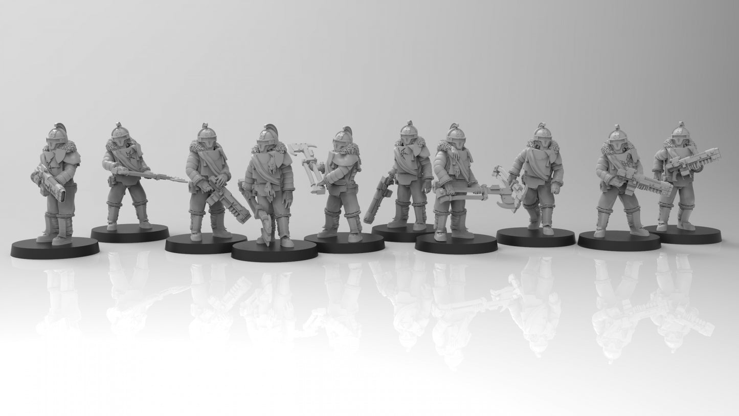 Lunar Auxilia Cohor Hoplitai - ThatEvilOne - 28mm/32mm