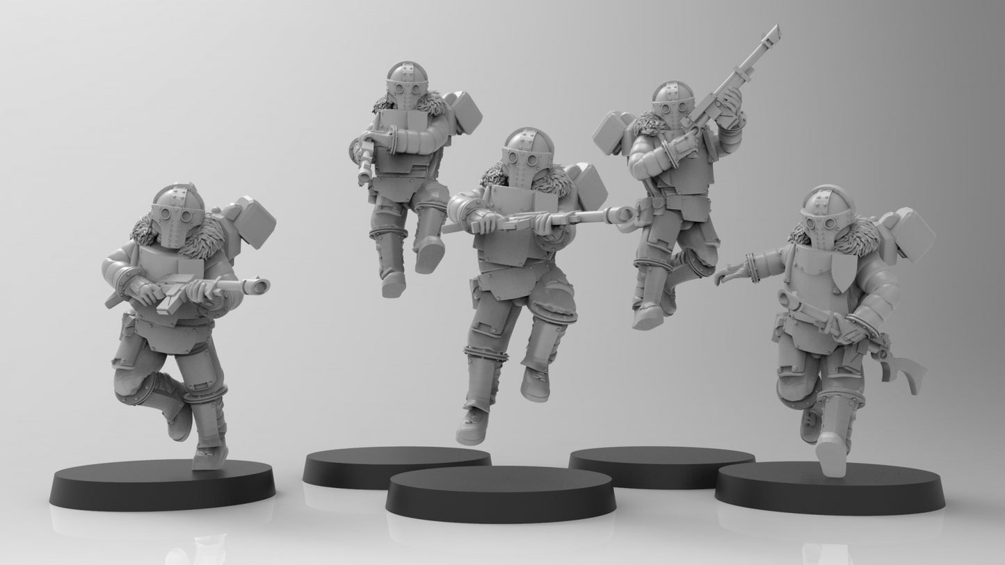 Lunar Auxilia Drop Troopers - ThatEvilOne - 28mm/32mm