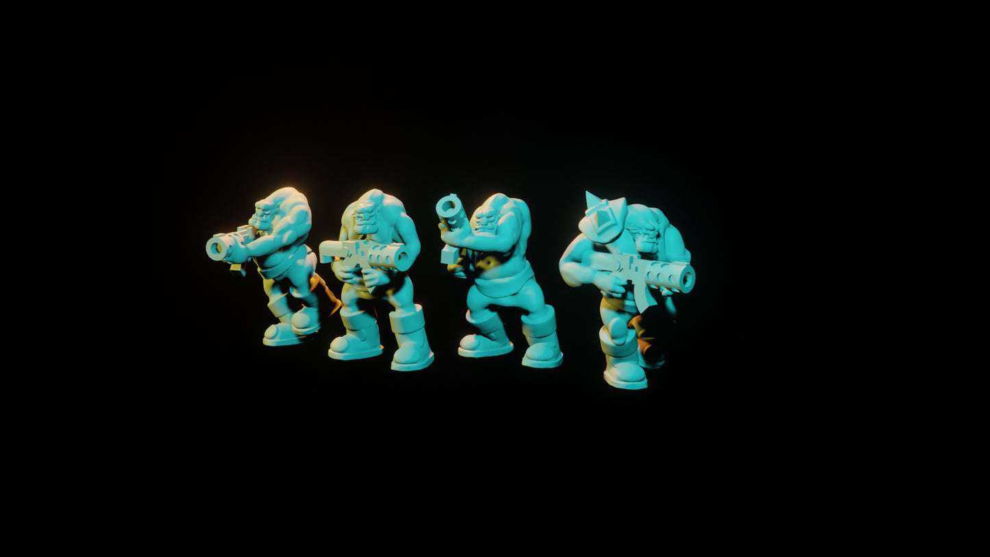 Raider of cendre Warriors - 6mm/8mm - Bishok