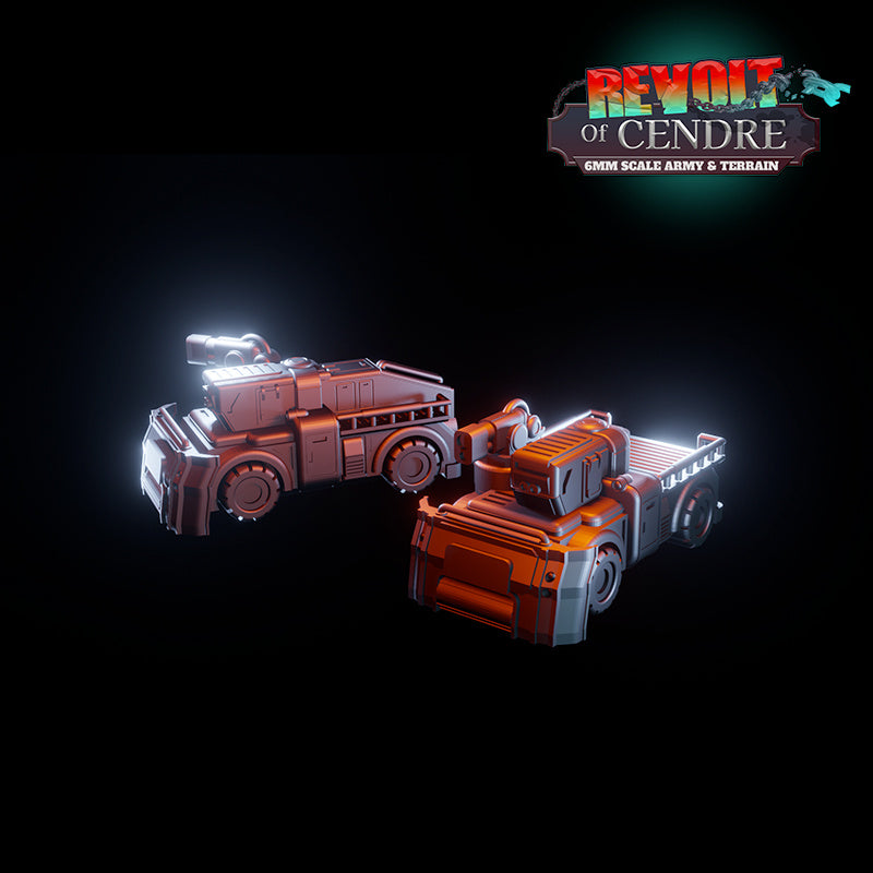 Revolt of Cendre Worker Trucks - 6mm/8mm - Bishok