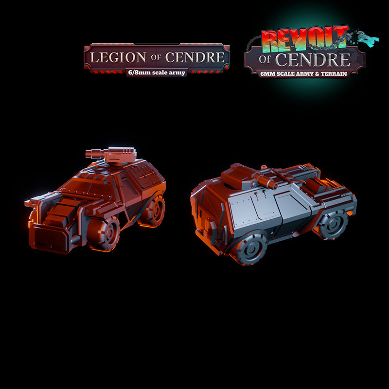 Legion of Cendre Buggies - 6mm/8mm - Bishok