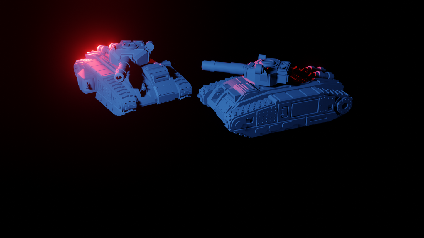 Legion of Cendre Main Battle Tanks - 6mm/8mm - Bishok