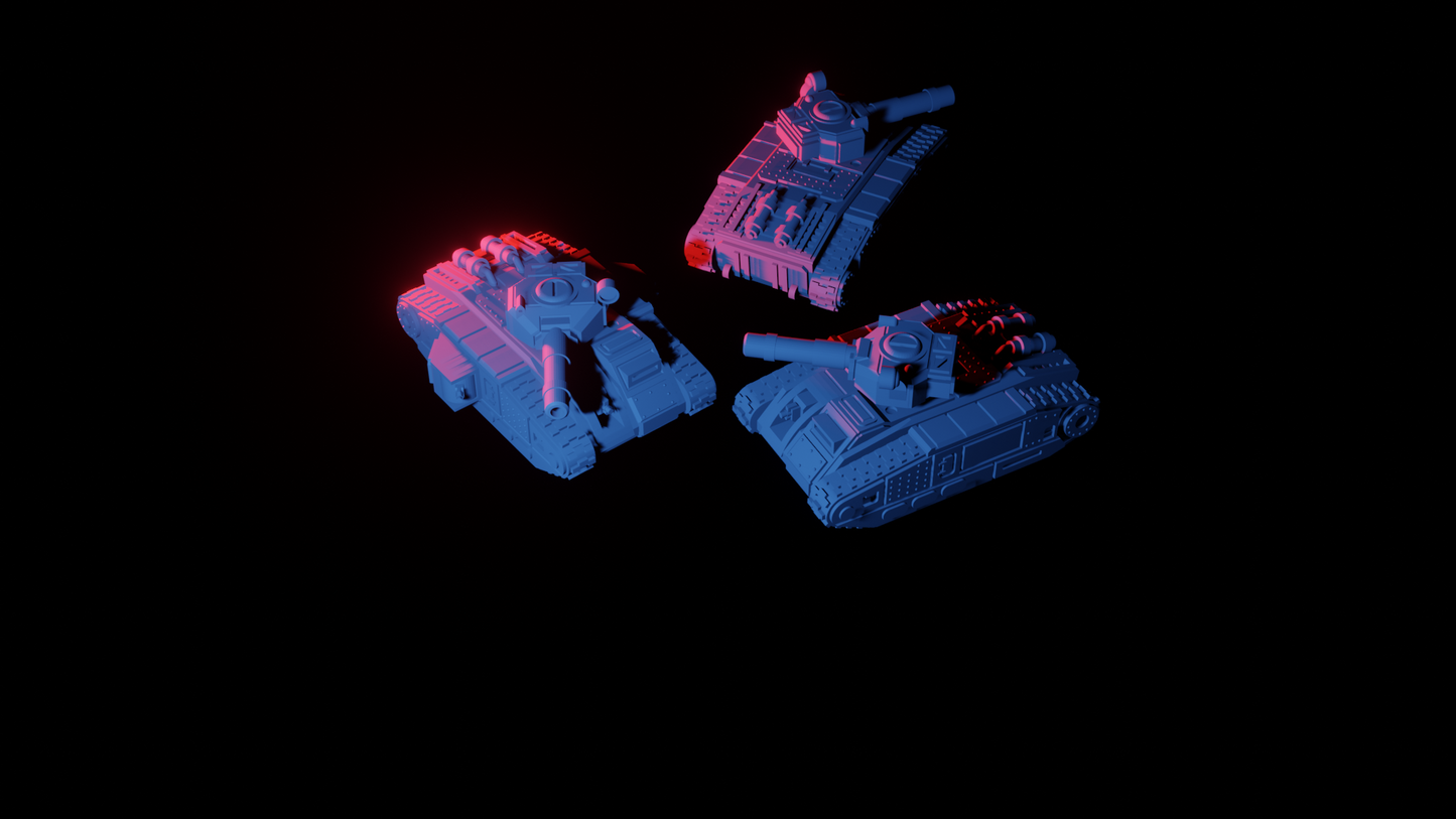 Legion of Cendre Main Battle Tanks - 6mm/8mm - Bishok