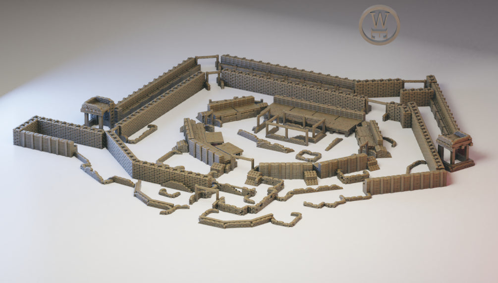 Sand Bag Defenses - 6mm/8mm Epic - Wakes Emporium