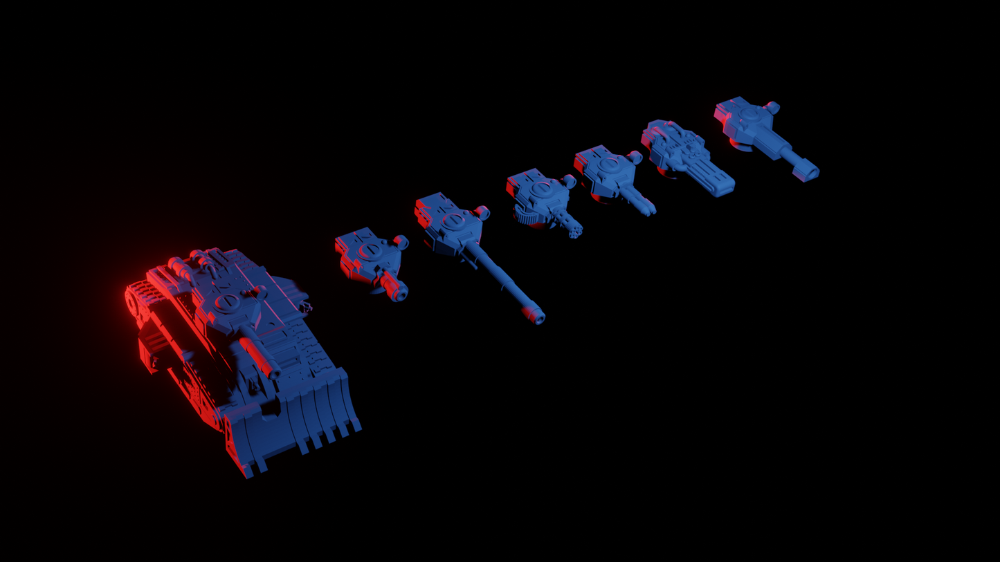 Legion of Cendre Main Battle Tanks - 6mm/8mm - Bishok