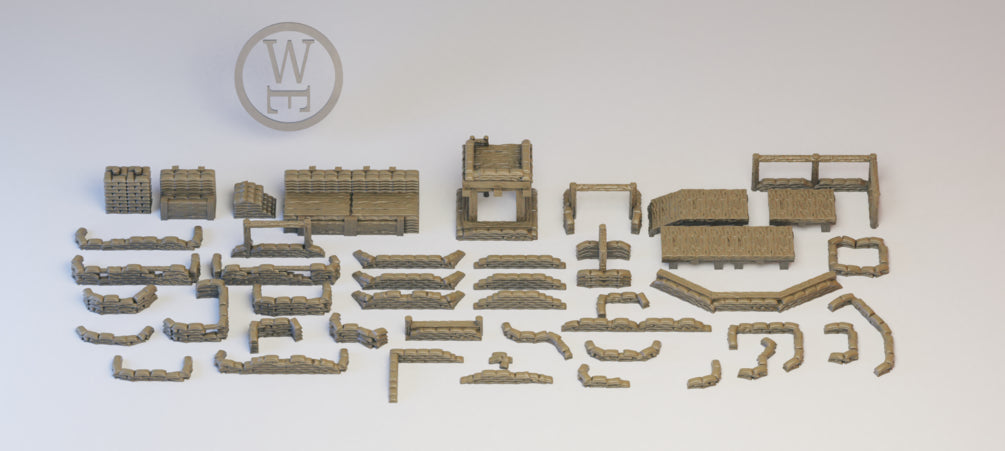 Sand Bag Defenses - 6mm/8mm Epic - Wakes Emporium
