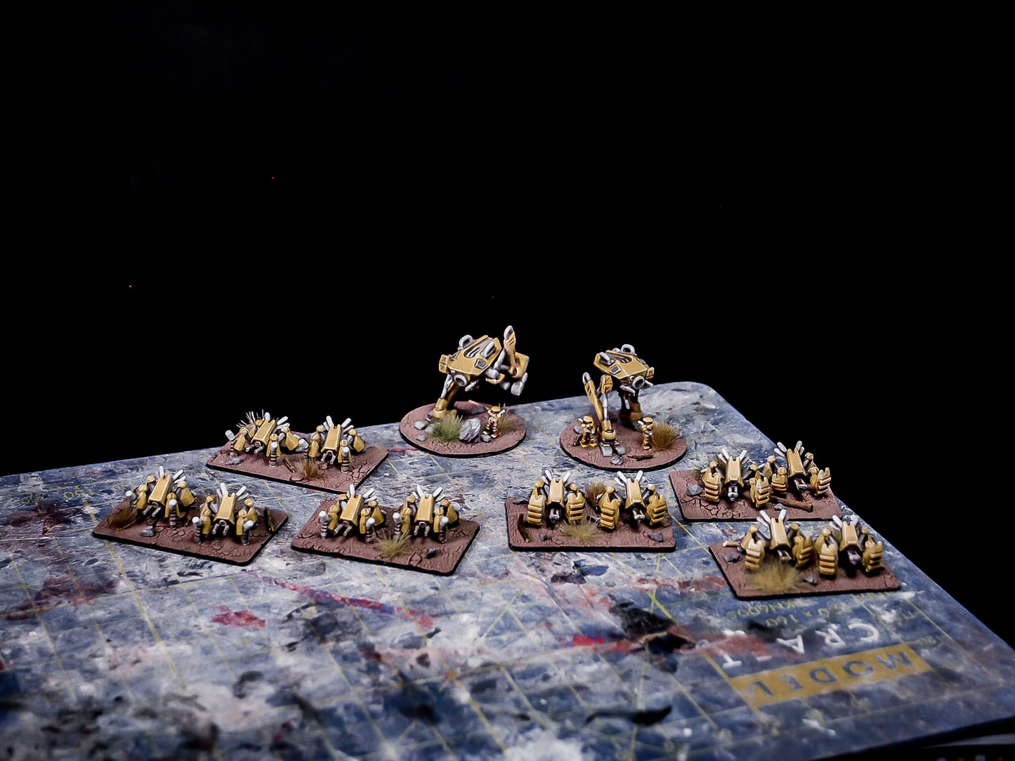 Spider drone miniatures for Full Spectrum Dominance