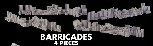 Wasteland Barricades - Miniature Terrain Set