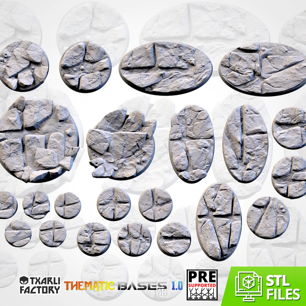 VOLCANIC BASES (ROUND) - Thematic bases - Txarli Factory