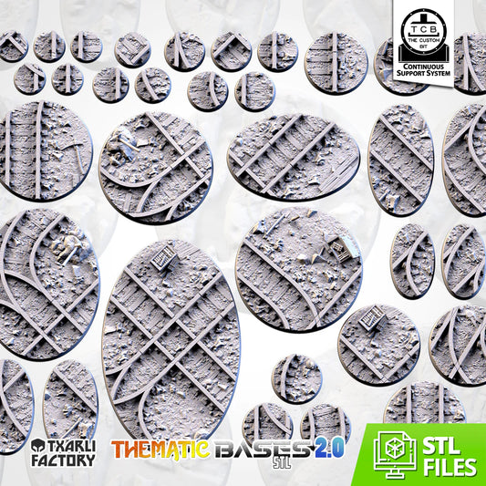 MINES BASES (ROUND) - Thematic bases - Txarli Factory