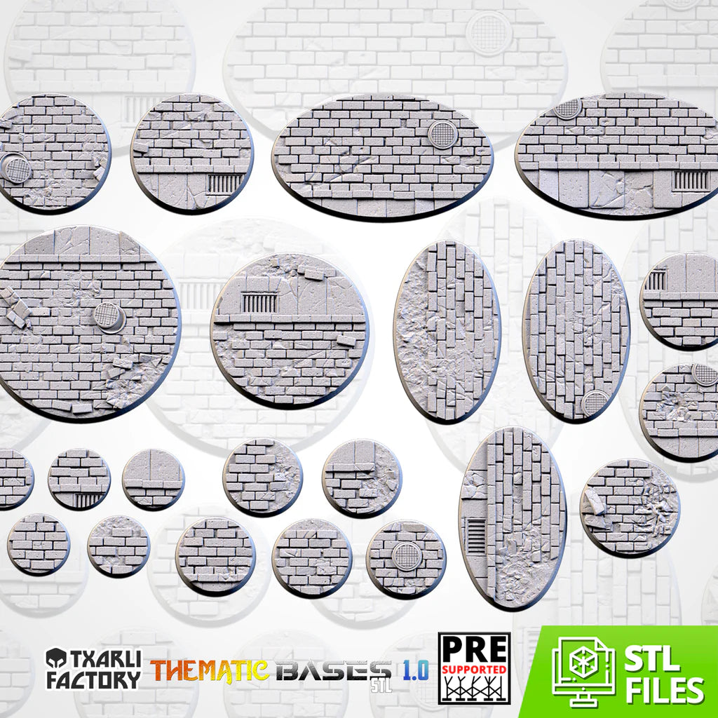 WWII BASES (ROUND) - Thematic bases - Txarli Factory