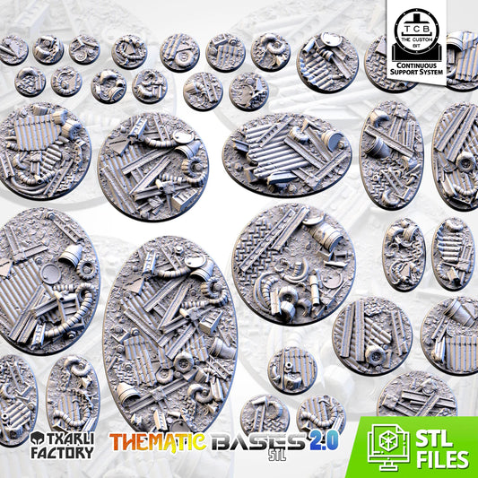 SCRAP BASES (ROUND) - Thematic bases - Txarli Factory