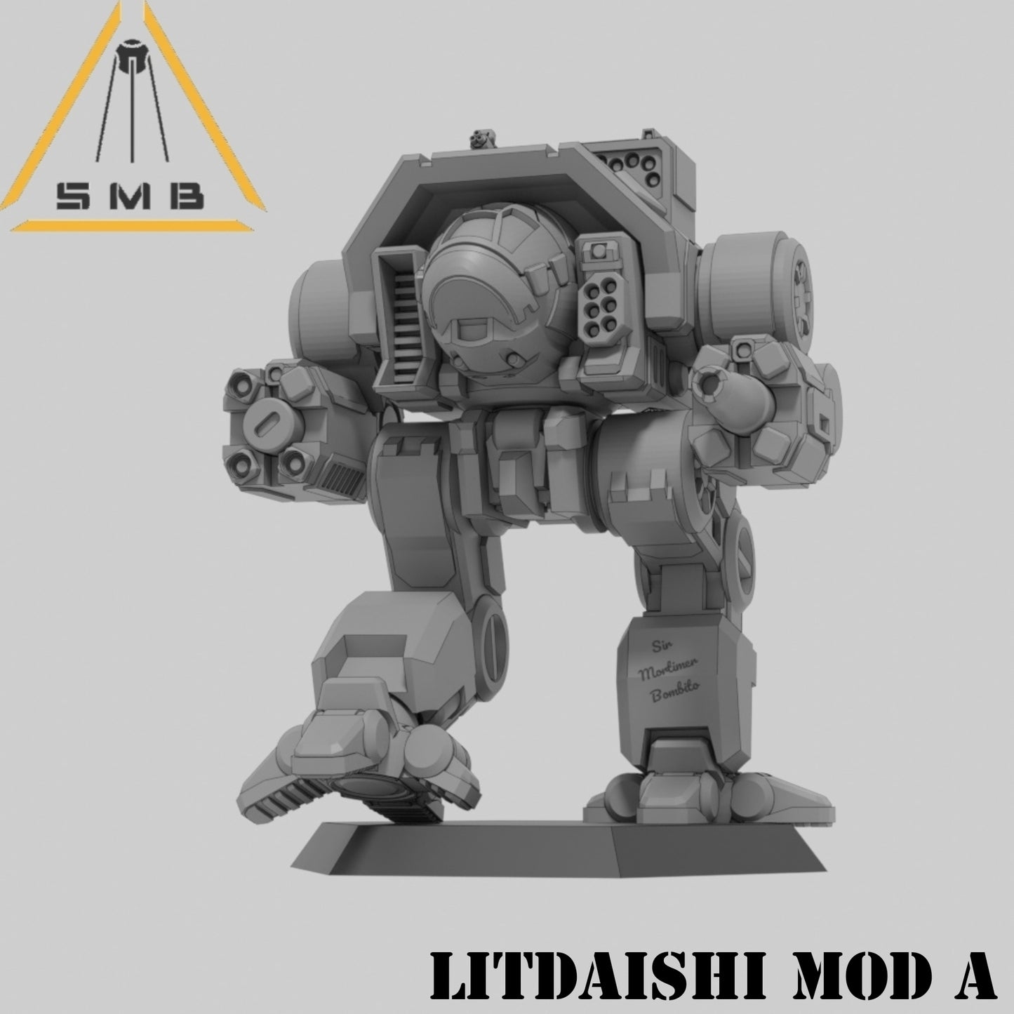 LITDAISHI A - Alternate Battletech Model - By Sir Mortimer Bombito